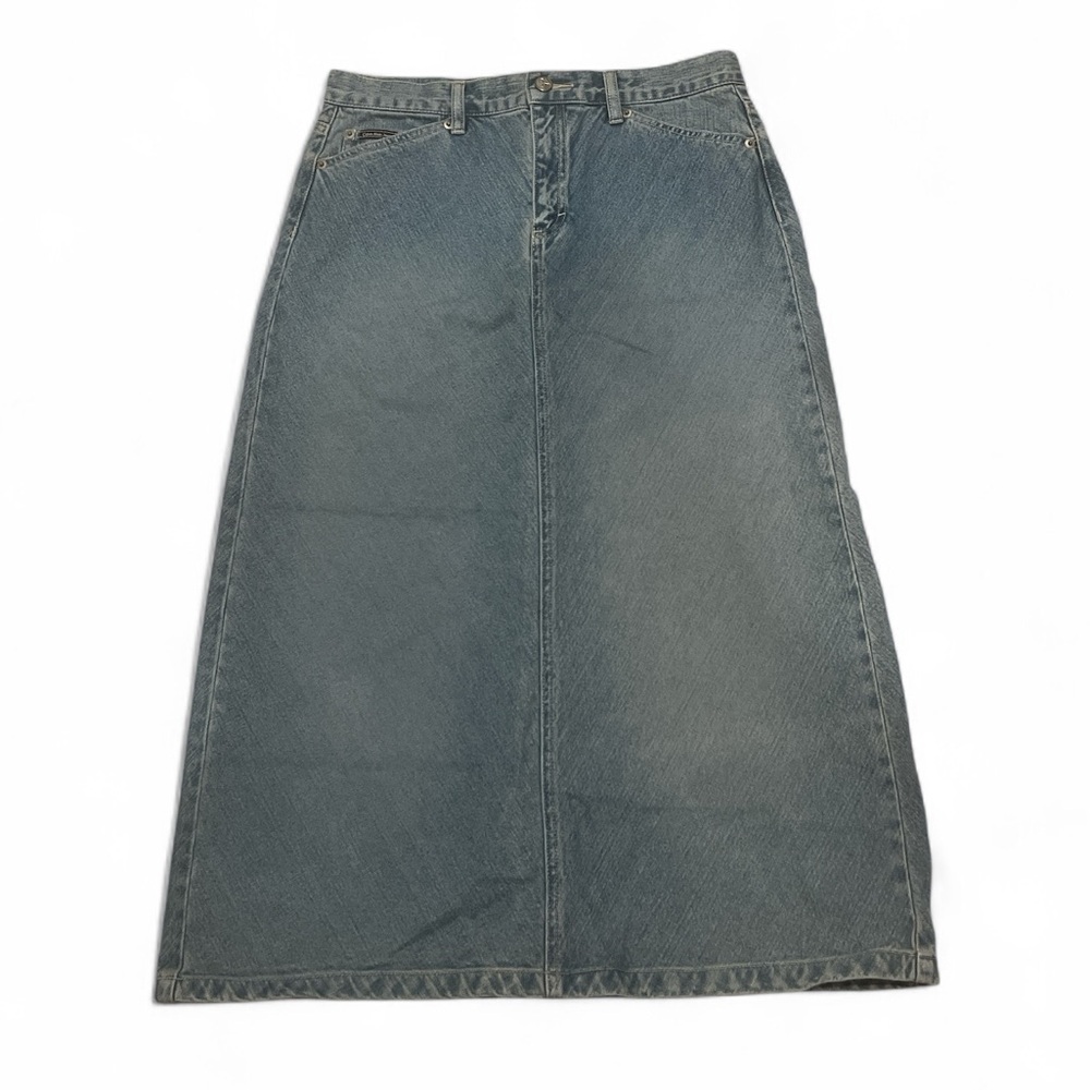 Calvin Klein Vintage Denim Long Skirt Size 10